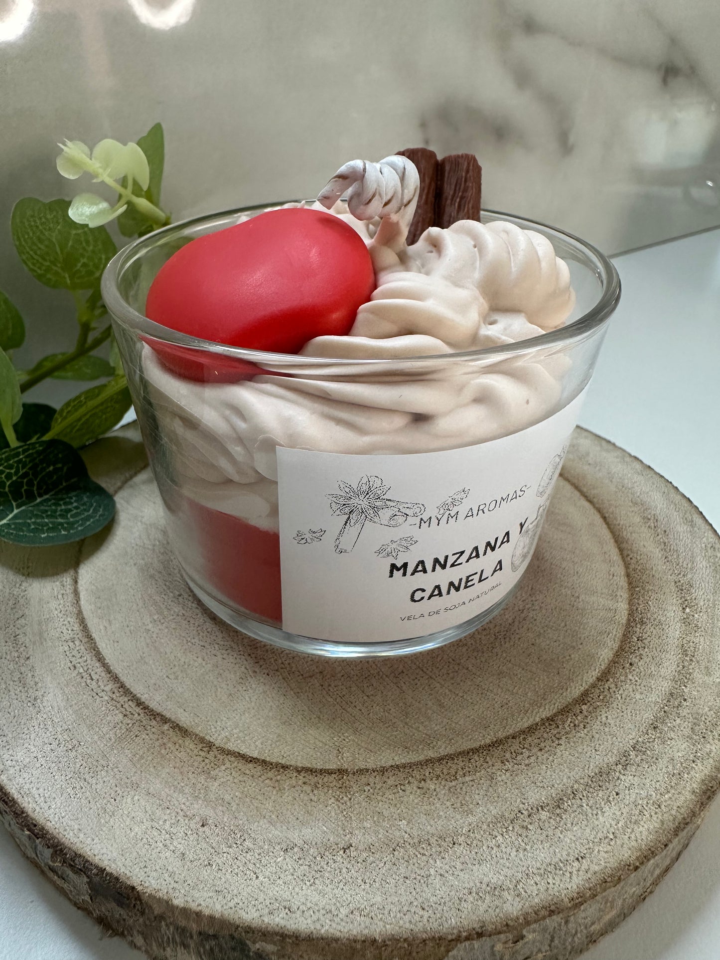 vela gourmet - MANZANA CANELA