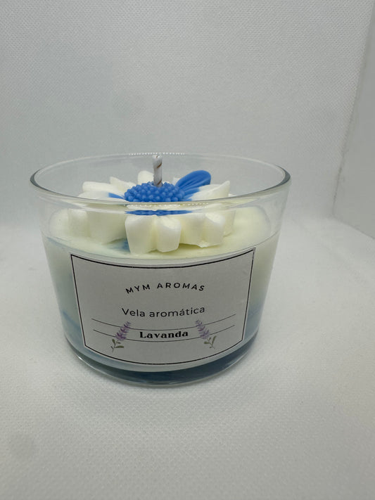 vela aromática - LAVANDA