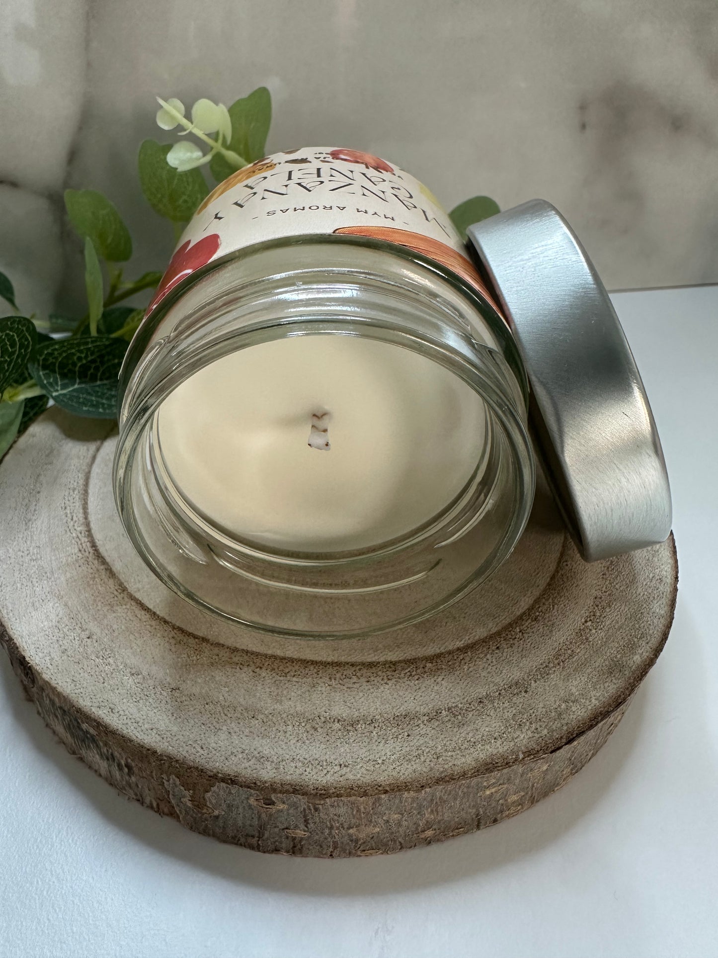 vela aromática - MANZANA Y CANELA